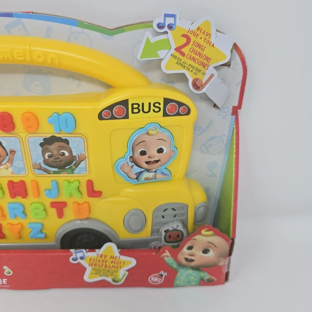 Cocomelon Learning Bus over 85 Learning Phrases Counting Alphabet Music 18 mnths